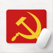 Hammer u. Sichel (gelbes) mousepad (Mit Mouse)