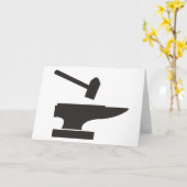 Hammer und Amboss Karte (Gelbe Blume)