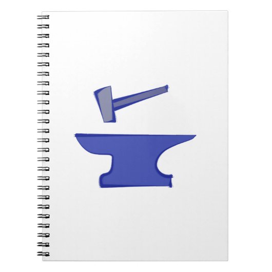 Hammer und Eisen Notizblock (Vorderseite)