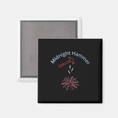 Hammer und Feuerwerk Operation Mitternachtshammer Magnet (Vorderseite/Rückseite)