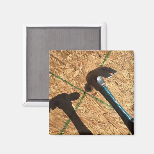 Hammer und Nail Magnet (Vorderseite/Rückseite)