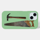 Hammer und Säge Case-Mate iPhone Hülle (Rückseite (Horizontal))