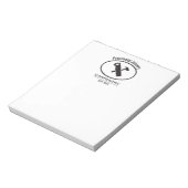 Hammer und Säge Design Notizblock (Rotiert)