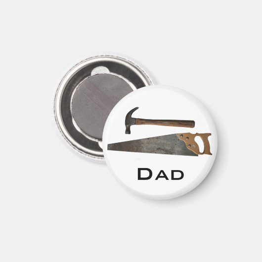 Hammer und Säge Magnet (Vorderseite/Rückseite)