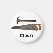 Hammer und Säge Magnet (Vorne)