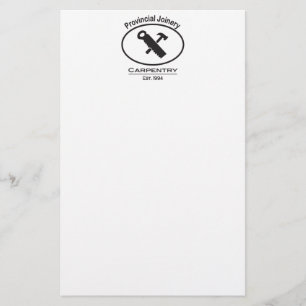 Hammer- und Sägedesign Briefpapier