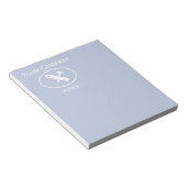 Hammer- und Sägedesign Notizblock (angewinkelt)