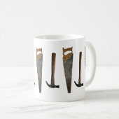 Hammer- und Sägeelemente Kaffeetasse (VorderseiteRechts)
