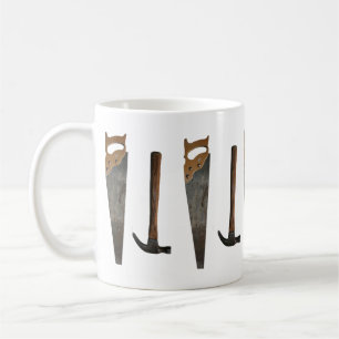 Hammer- und Sägeelemente Kaffeetasse