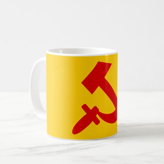 HAMMER UND SICHEL 2 KAFFEETASSE (Vorderseite Links)