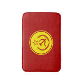 Hammer-und Sichel-Abzeichen Badematte (Vorderseite Vertikal)