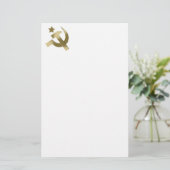 Hammer und Sichel Briefpapier (Stehend Vorderseite)