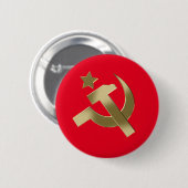 Hammer und Sichel Button (Vorne & Hinten)