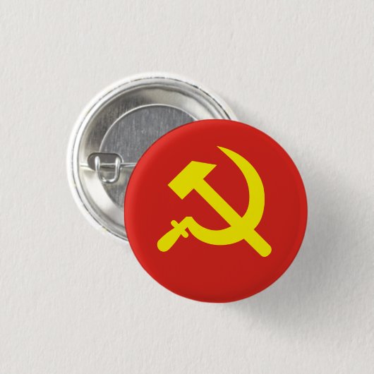 Hammer und Sichel Button (Vorne & Hinten)