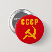 Hammer und Sichel cccp UDSSR Button (Vorne & Hinten)