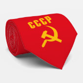 Hammer und Sichel cccp UDSSR Krawatte (Gerollt)