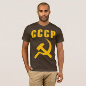 Hammer und Sichel cccp UDSSR T-Shirt (Vorne ganz)