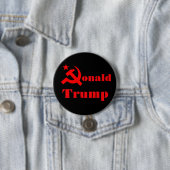 Hammer und Sichel "Donald Trump" Button (Beispiel)