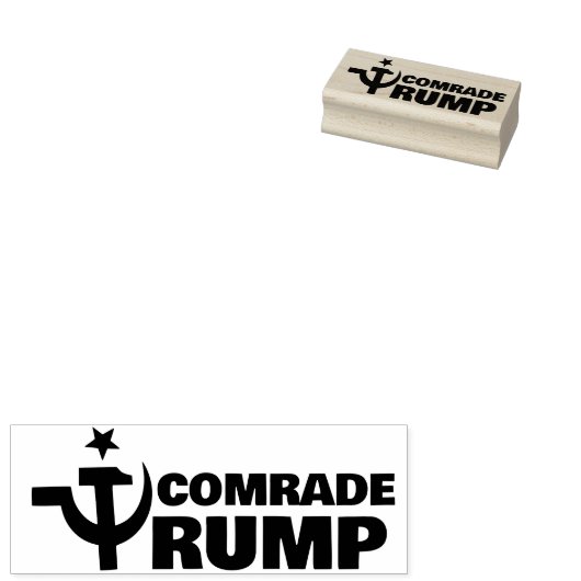 Hammer und Sichel "Donald Trump" Gummistempel (Stempel)