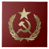 Hammer und Sichel Fliese (Vorderseite)