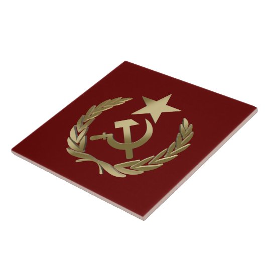 Hammer und Sichel Fliese (Seite)