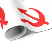 Hammer und Sichel Geschenkpapier (Rolleneckpunkt)