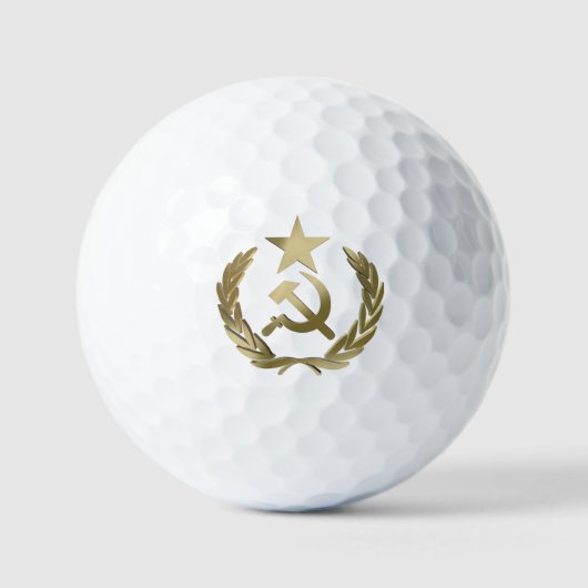 Hammer und Sichel Golfball (Vorderseite)
