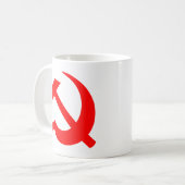 Hammer und Sichel Kaffeetasse (Vorderseite Links)