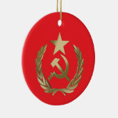 Hammer und Sichel Keramik Ornament (Rechts)