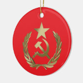 Hammer und Sichel Keramik Ornament (Links)