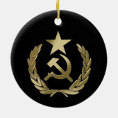 Hammer und Sichel Keramik Ornament (Hinten)