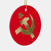 Hammer und Sichel Keramik Ornament (Rechts)