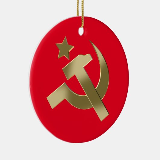 Hammer und Sichel Keramik Ornament (Rechts)