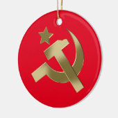 Hammer und Sichel Keramik Ornament (Links)