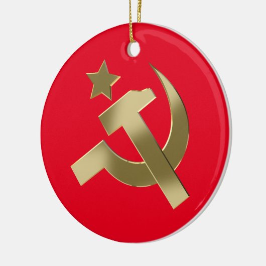 Hammer und Sichel Keramik Ornament (Links)