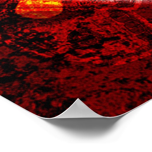 Hammer und Sichel Poster (Ecke)