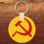 Hammer und Sichel (rot) Schlüsselanhänger (Vorderseite)