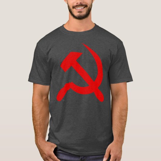 Hammer und Sichel (rot) T-Shirt (Vorderseite)