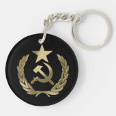 Hammer und Sichel Schlüsselanhänger (Rückseite)