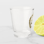 Hammer und Sichel Schnapsglas (Links)