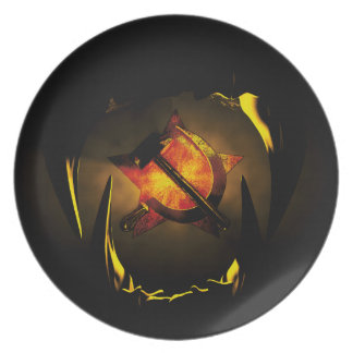 Hammer und Sichel Teller