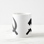 Hammer und Sichelikone Kaffeetasse (Mittel)