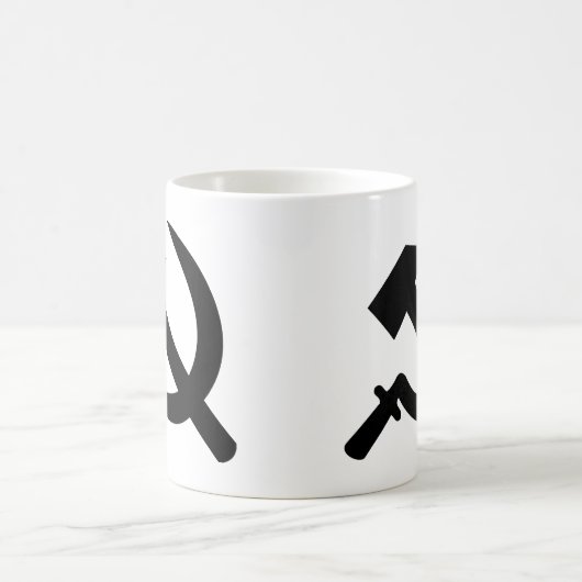 Hammer und Sichelikone Kaffeetasse (Mittel)
