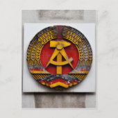 Hammer und Sichelsymbol Postkarte (Vorderseite)