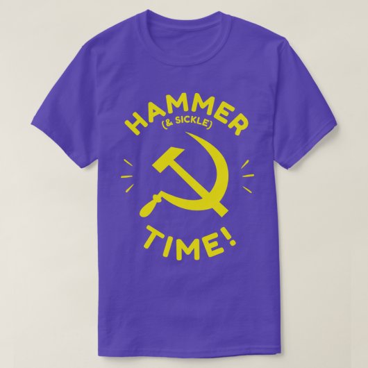 Hammer und Sichelzeit T-Shirt (Design vorne)