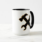 Hammer und Spanner Tasse (VorderseiteRechts)