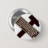 Hammer und Tastatur Button (Vorne & Hinten)