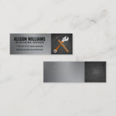 Hammer und Wrench | Bau Mini Visitenkarte (Vorne/Hinten)