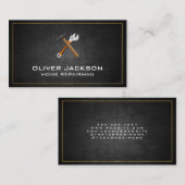 Hammer und Wrench | Bau Visitenkarte (Vorne/Hinten)