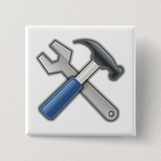 Hammer und Wrench Button (Vorderseite)
